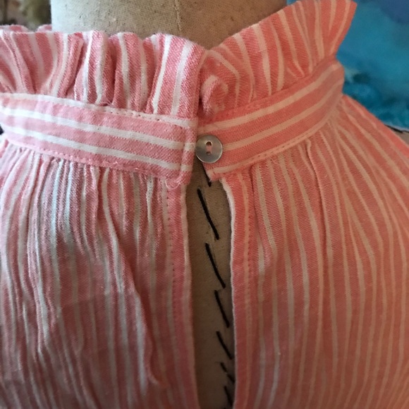 Universal Thread Linen Ruffle Neck Halter - Picture 3 of 4